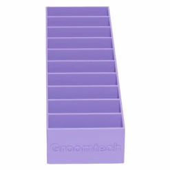 Groomtech Standard Blade Caddy Single Row 10pcs - Lilac Purple -Oz Grooming World 3D BS110 PMLP 1