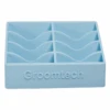 Groomtech Wide Blade Caddy Double Row 8pcs - Ice Blue -Oz Grooming World 3D BW208 PMIB