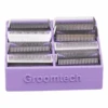 Groomtech Wide Blade Caddy Double Row 8pcs - Lilac Purple