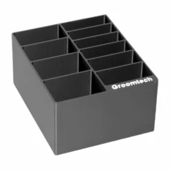 Groomtech Standard Comb Attachment 10pcs Caddy - Black -Oz Grooming World 3D CS210 PBBK 1