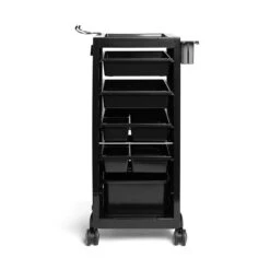 Glammar 5 Drawers Salon Trolley Black -Oz Grooming World AM BSC102B 2