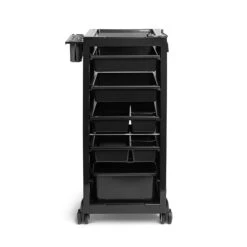 Glammar 5 Drawers Salon Trolley Black