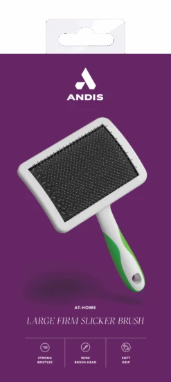 Andis Firm Slicker Brush - Large -Oz Grooming World AN 68540 2