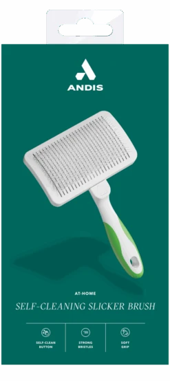 Andis Self-Cleaning Slicker Brush -Oz Grooming World AN 68570 3