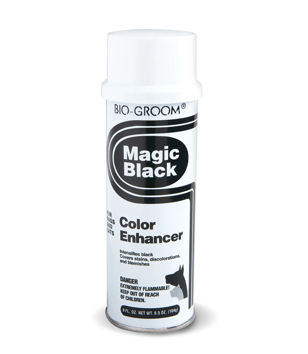 Bio-Groom Magic Black Coat Enhancer Spray-on Chalk 142g 3 Bio-Groom Magic Black Coat Enhancer Spray-on Chalk 142g