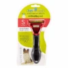 Furminator DeShedding Tool - Small Dog Long Hair Metallic [Red] -Oz Grooming World FU 02514