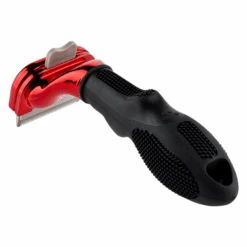 Furminator DeShedding Tool - Small Dog Long Hair Metallic [Red] -Oz Grooming World FU 02514 3
