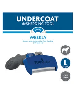 Furminator Undercoat DeShedding Tool - Large Dog Long Hair -Oz Grooming World FU 14113 2