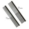 Anti-Static Etched Back Finishing Comb 7.5", Fine / Coarse, 1.5" Teeth