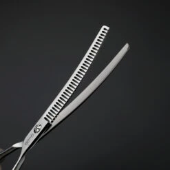Groomtech Aries Shear 35 Tooth Curved Blender 7" -Oz Grooming World GT AR7035CBY 2