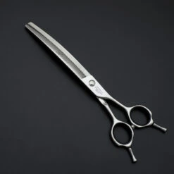 Groomtech Aries Shear Curved 60 Tooth Thinner 7" -Oz Grooming World GT AR70CTY 1