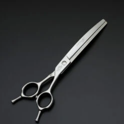 Groomtech Aries Shear Curved 60 Tooth Thinner 7" -Oz Grooming World GT AR70CTY 2