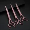 Groomtech Flamingos Grooming Scissors Kit, Set Of 3 -Oz Grooming World GT FL65 Set3