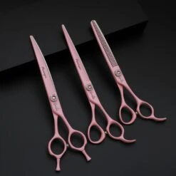 Groomtech Flamingos Grooming Scissors Kit, Set Of 3