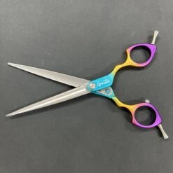 Groomtech Hummingbird Asian Fusion Straight 6.5" [Blue Orange Purple]