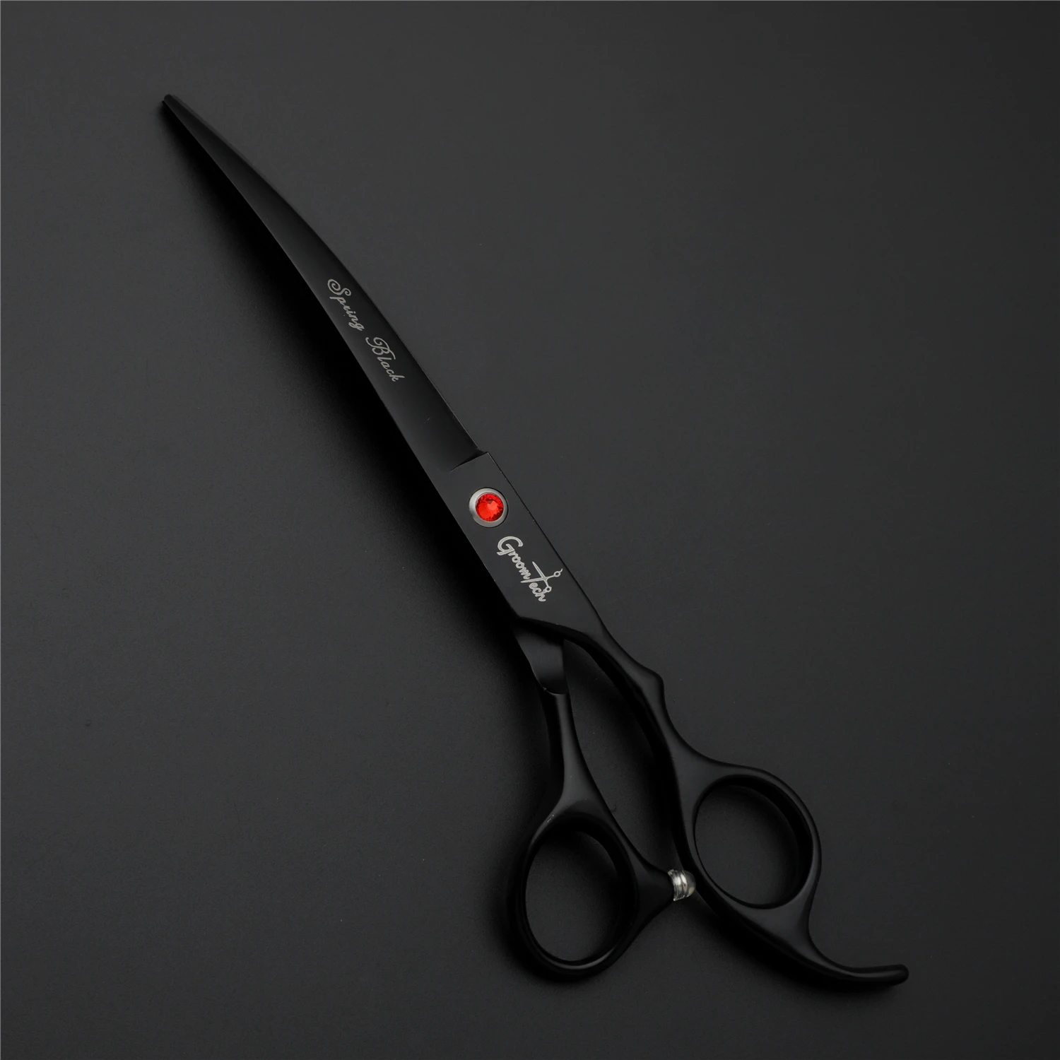 Groomtech Spring Black Pet Grooming Scissors Kit, Set Of 4 With Comb 7 Groomtech Spring Black Pet Grooming Scissors Kit, Set Of 4 With Comb - Image 5