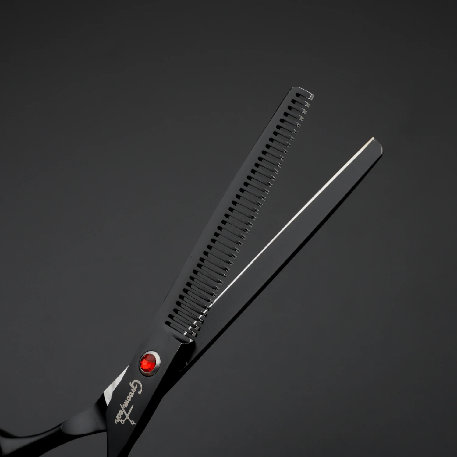 Groomtech Spring Black Pet Grooming Scissors Kit, Set Of 4 With Comb 9 Groomtech Spring Black Pet Grooming Scissors Kit, Set Of 4 With Comb - Image 7