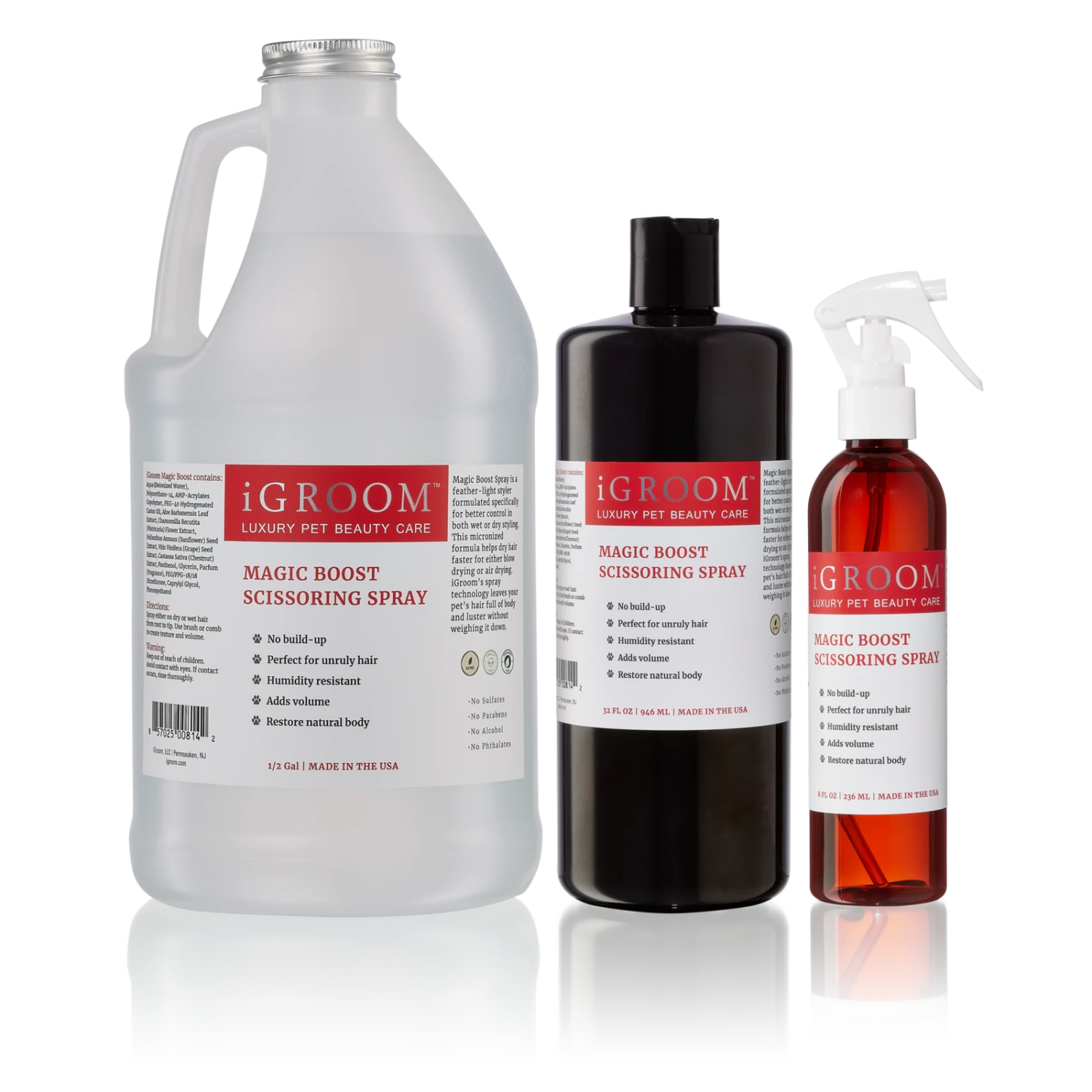 IGroom Magic Boost Scissoring Spray 64oz (1.89L) 3 IGroom Magic Boost Scissoring Spray 64oz (1.89L)