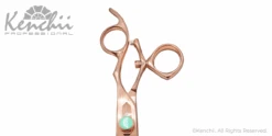Kenchii Rose Shear Curved 8" Swivel Handle -Oz Grooming World KE RO 8C SWL 1