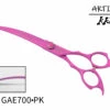 KKO Artisan Scissors Curved 7" [Pink] -Oz Grooming World KK AGAE700C PK