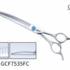 KKO Comfort Line Scissors Curved Thinner With 35 Flat Teeth 7.5" -Oz Grooming World KK CGCF7535FC