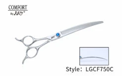 KKO Comfort Line Scissors Curved 7.5" - Lefty