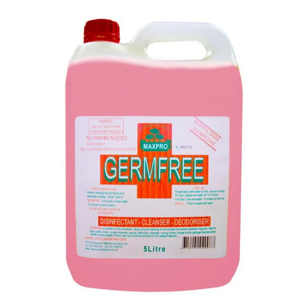 Maxpro Germ Free 5L Disinfectant - Fresh N Kleen Fragrance 3 Maxpro Germ Free 5L Disinfectant - Fresh N Kleen Fragrance