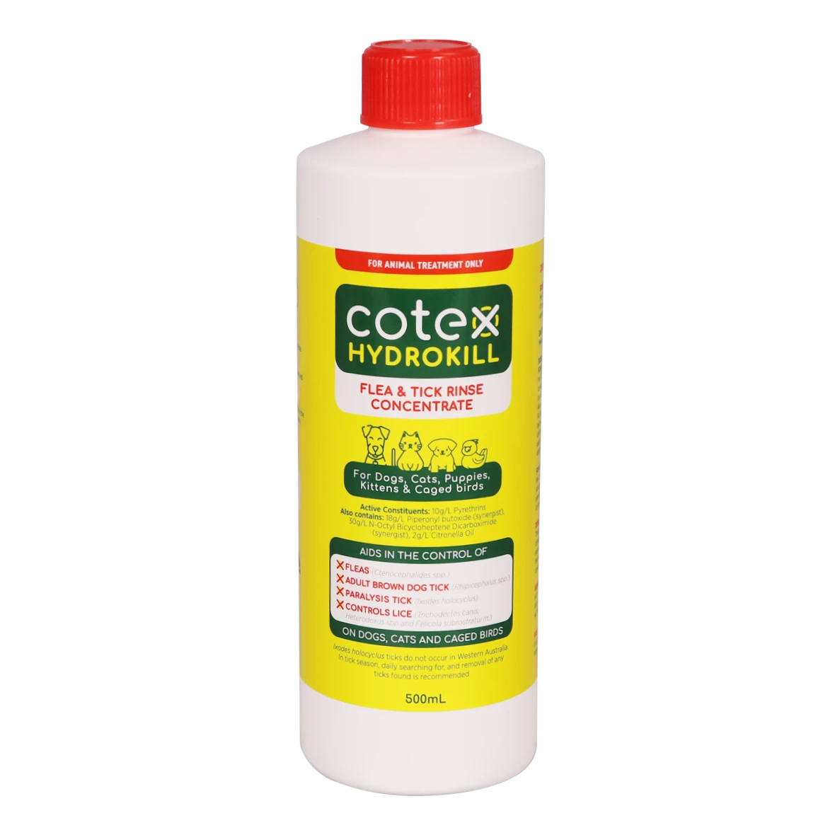 Cotex Hydrokill Flea & Tick Rinse Concentrate 500ml 2 Cotex Hydrokill Flea & Tick Rinse Concentrate 500ml