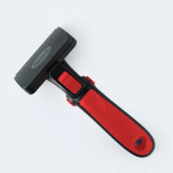 Refuresh Gentle Deshedding Brush For Short/Medium Hair - Medium, Red -Oz Grooming World RF 00020 3