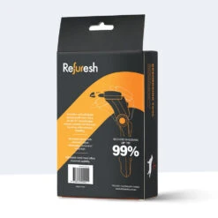 Refuresh Gentle Deshedding Brush For Short/Medium Hair - Large, Red -Oz Grooming World RF 00021 2