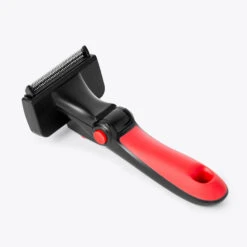 Refuresh Gentle Deshedding Brush For Short/Medium Hair - Large, Red -Oz Grooming World RF 00021 4