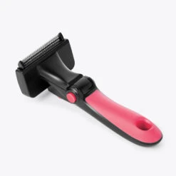 Refuresh Gentle Deshedding Brush For Short/Medium Hair - Small, Pink -Oz Grooming World RF 00086 4