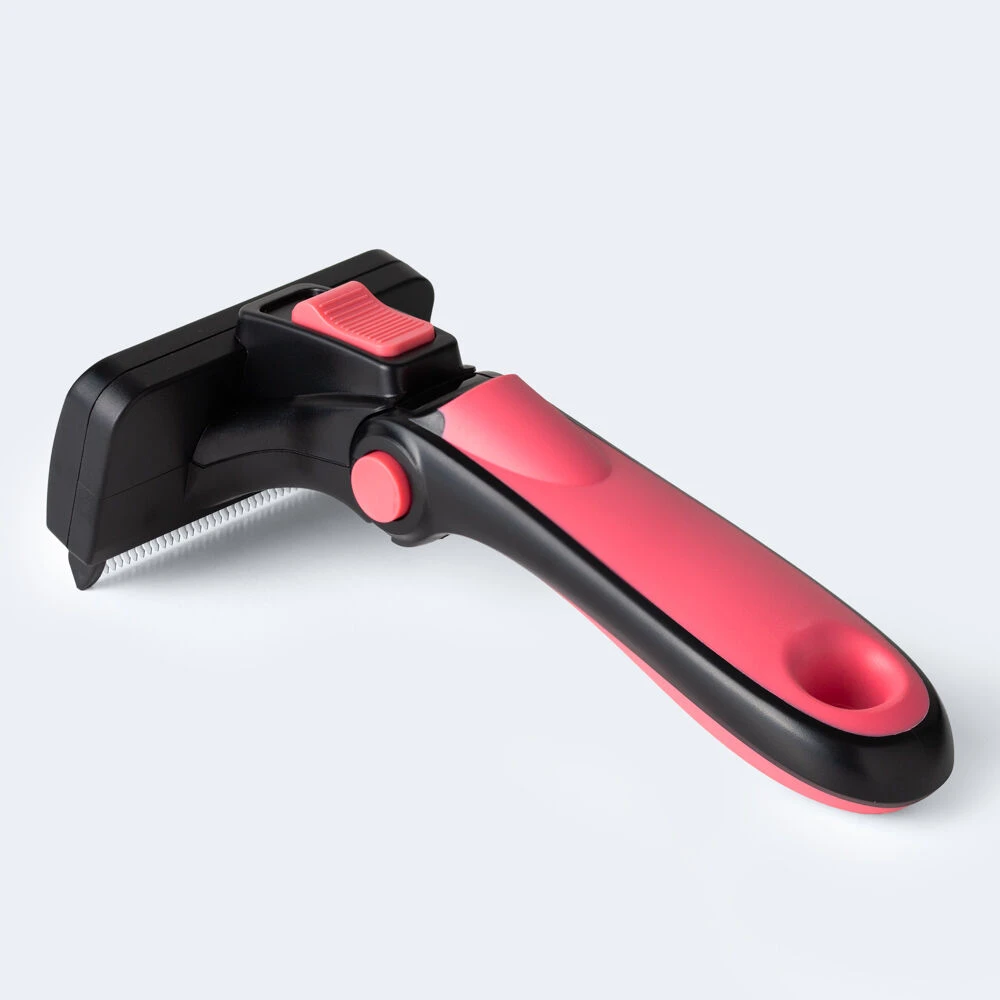 Refuresh Gentle Deshedding Brush For Short/Medium Hair - Medium, Pink 4 Refuresh Gentle Deshedding Brush For Short/Medium Hair - Medium, Pink - Image 2