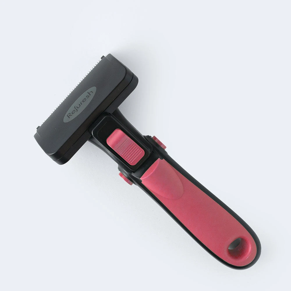 Refuresh Gentle Deshedding Brush For Short/Medium Hair - Medium, Pink 6 Refuresh Gentle Deshedding Brush For Short/Medium Hair - Medium, Pink - Image 4