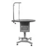 Shernbao Round Hydraulic Table With Drawer -Oz Grooming World S FT805CC
