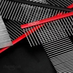 Shernbao Professional Pet Comb 24cm [Black] -Oz Grooming World S GSC245 BK 8