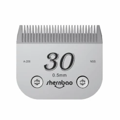 Shernbao A5 SS-Steel Clipper Blade Size 30, 0.5mm