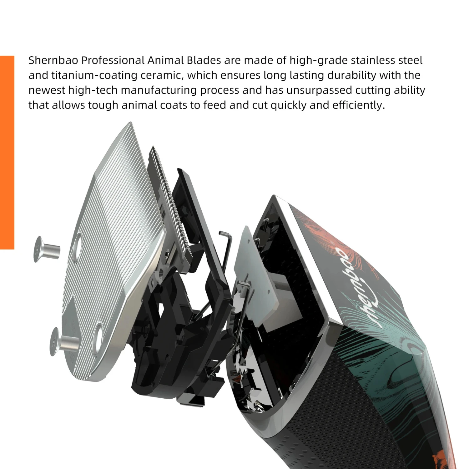 Shernbao Professional 5-in-1 Blade Clipper PGC721 5 Shernbao Professional 5-in-1 Blade Clipper PGC721 - Image 3