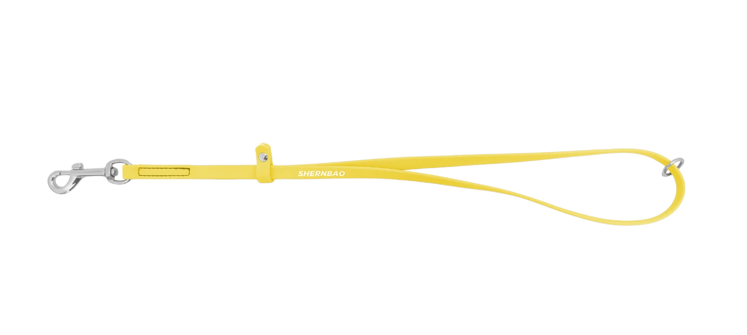 Shernbao Biothane Grooming Loop Restraint - Yellow 3 Shernbao Biothane Grooming Loop Restraint - Yellow