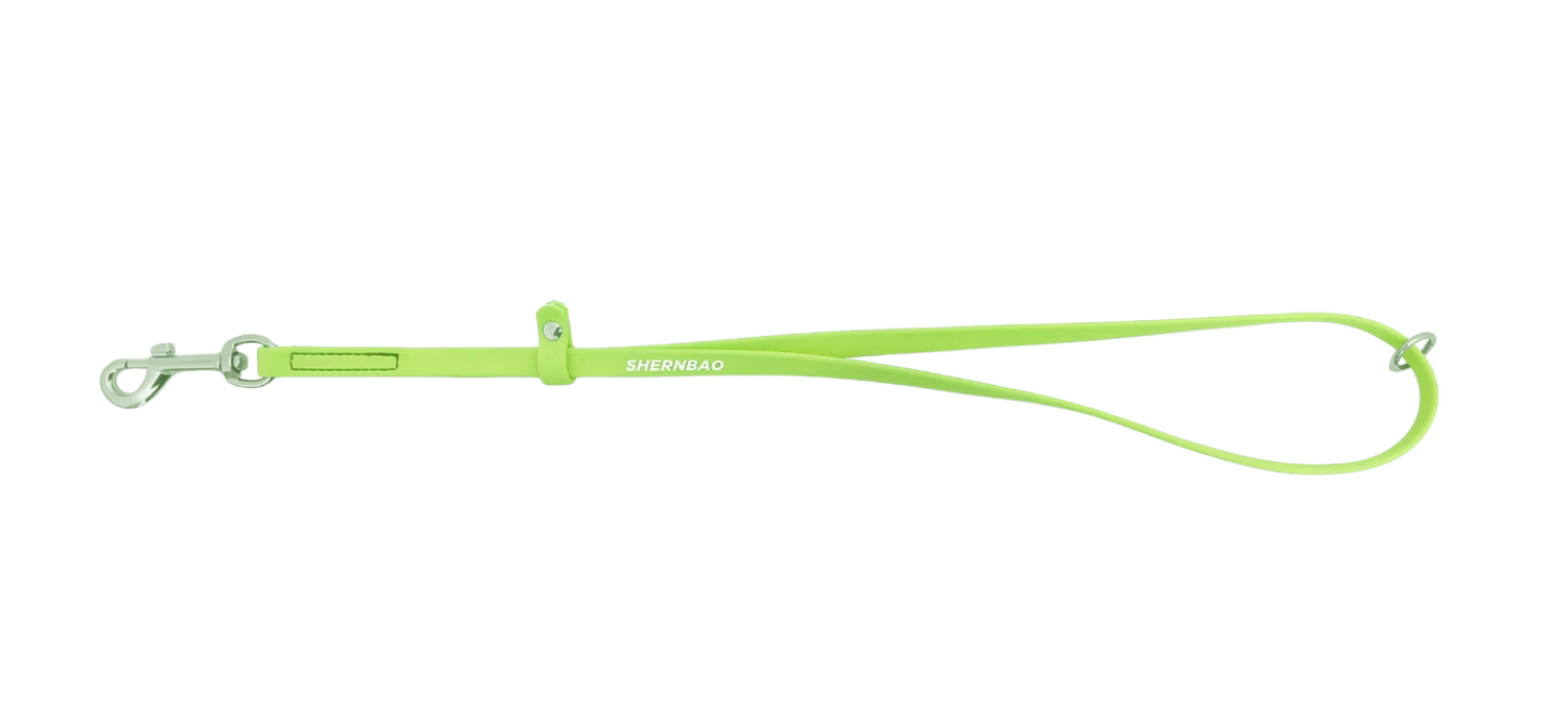Shernbao Biothane Grooming Loop Restraint - Lime Green 3 Shernbao Biothane Grooming Loop Restraint - Lime Green