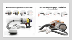 Shernbao Self-Cleaning Pet Brush Kit For Vacuum Cleaners -Oz Grooming World S SMDC KIT 2