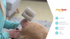 Shernbao Self-Cleaning Pet Brush Kit For Vacuum Cleaners -Oz Grooming World S SMDC KIT 4