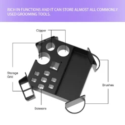 Shernbao Advanced Groomer's Tool Caddy - Black -Oz Grooming World S TS002 BK 3