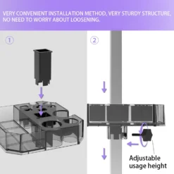 Shernbao Advanced Groomer's Tool Caddy - Blue 17 Shernbao Advanced Groomer's Tool Caddy - Blue -Oz Grooming World S TS002 BU 4