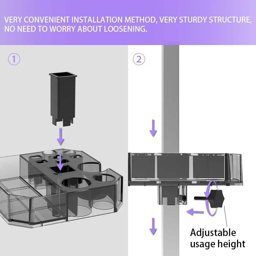 Shernbao Advanced Groomer's Tool Caddy - Blue 10 Shernbao Advanced Groomer's Tool Caddy - Blue - Image 8