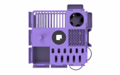 Shernbao Tool Station Pro Groomer's Storage Caddy - Purple -Oz Grooming World S TS003 PP 2