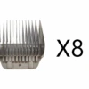 Shear Magic Wide Comb Attachment Set Of 8