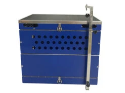 SolidPet Folding Dog Show Aircraft Cage Size 3 - Blue -Oz Grooming World SP ALAC212 BL3 4