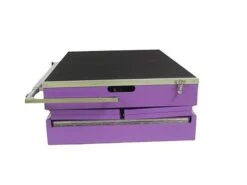 SolidPet Folding Dog Show Aircraft Cage Size 3 - Teal -Oz Grooming World SP ALAC212 TE3 1