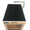 SolidPet Folding Dog Show Aircraft Cage Size 4 - Orange -Oz Grooming World SP ALAC213 OR4